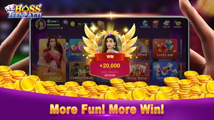 Boss Teenpatti android App screenshot 1